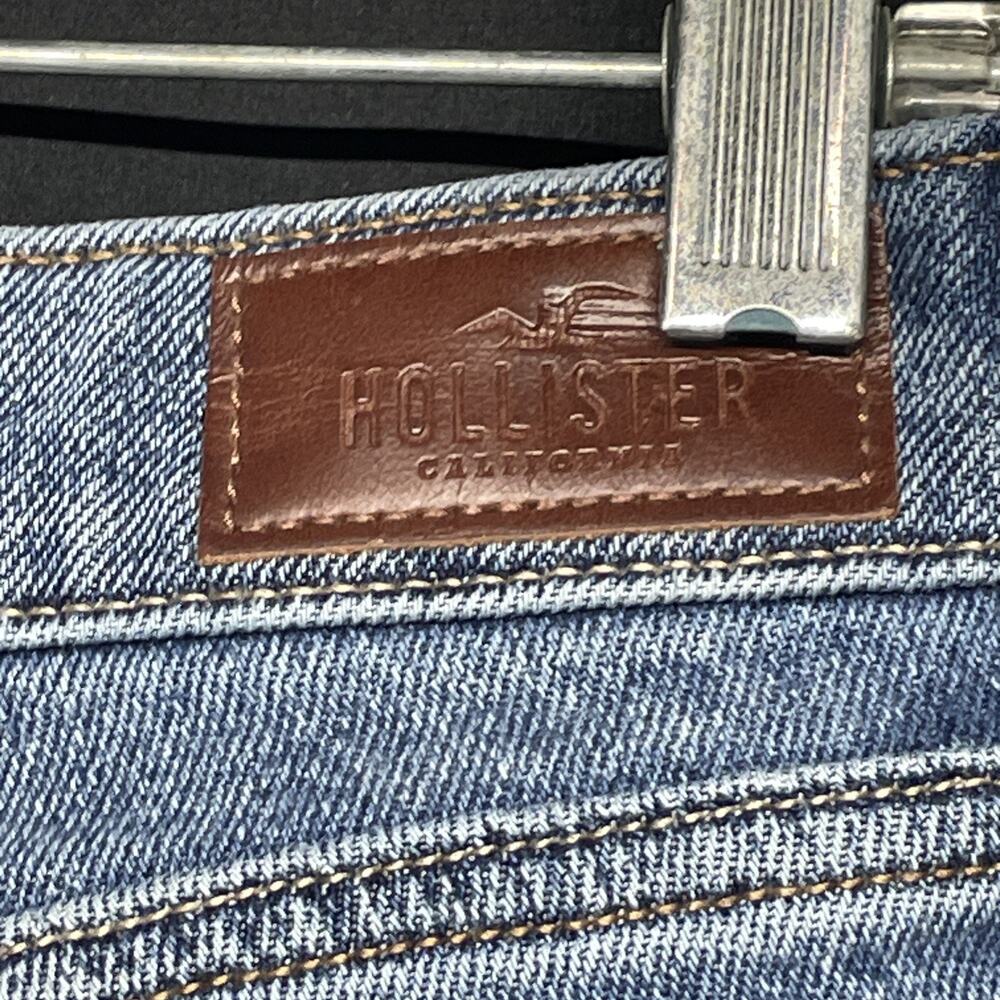 Y2K Hollister Women W27R/4R Low Rise Flare Jeans Cali Flare So Cal Stretch Denim - Picture 11 of 13